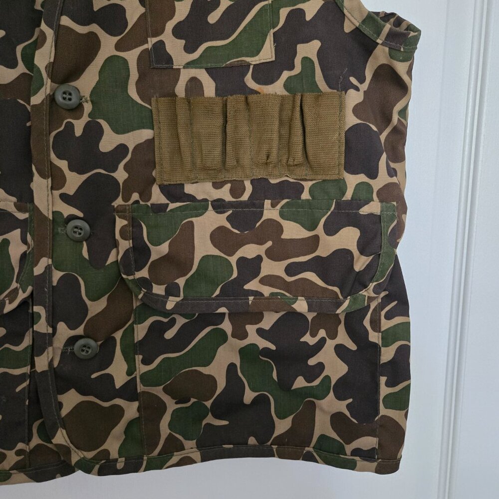 Jim Catfish Hunter SafTbak Men’s Vest Brown/Camo Large - Picture 6 of 9